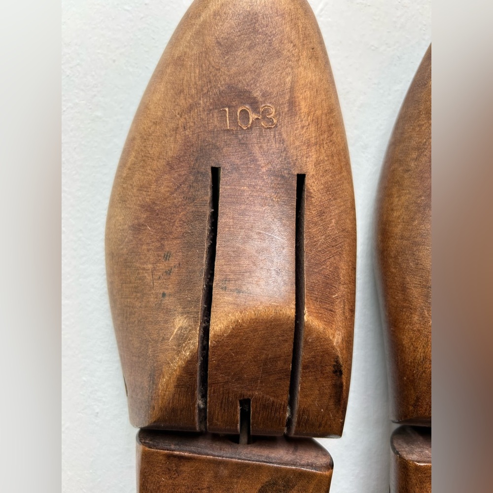 Vintage wood shoe molds French Shriner mold size 10 - Picture 2 of 4